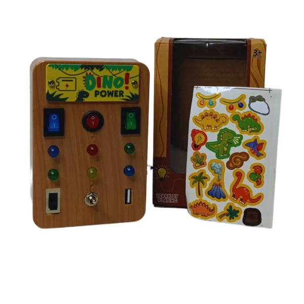 Juego Sensorial Dino Power con Sticker