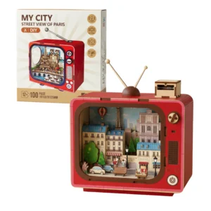 Maqueta 3D París con Luz DIY 124 Piezas