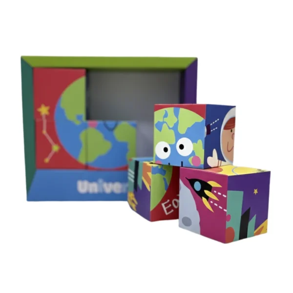 Puzzle Educativo en Cubos 6 en 1