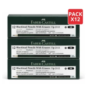 Pack de 12 cajas de lápices grafito Faber-Castell