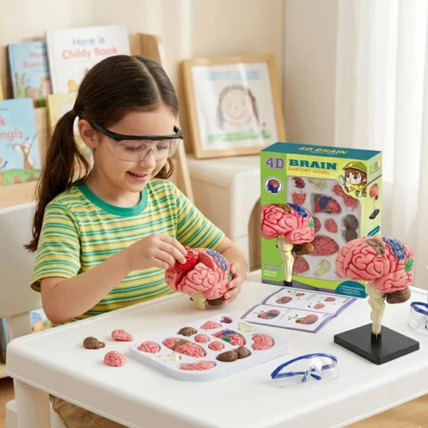 Modelo Anatómico Cerebro 4D para Niños