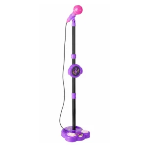 Juguetes Montessori 14 Micrófono Karaoke Infantil con Pedestal Ajustable