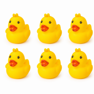 Set 6 Patitos de Goma para Baño