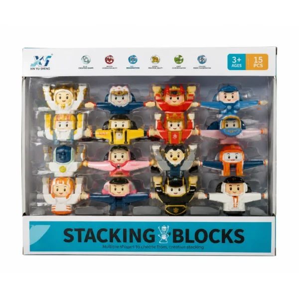 Juego de Equilibrio con Personajes Apilables