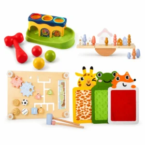Juguetes Montessori 17 Pack de Estimulación Montessori