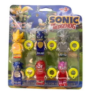 Set 6 Figuras de The Hedgehog Sonic