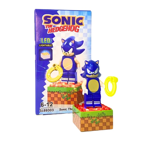 Figuras de Complento The Hedgehog Sonic Con Luz Led